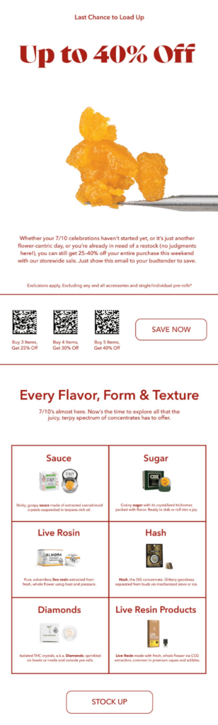 Last-chance promotion — full personalized email creative